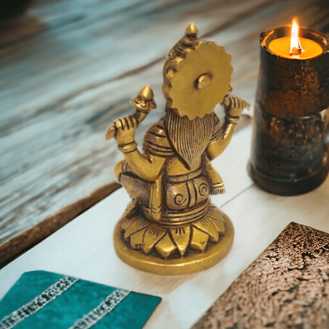 Tamas Brass Lord Lakshmi Statue for Home & Office Temple